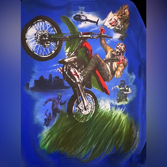 Wckdthghts kluxbusters OTR hoodie (Khaleel blue) - Picture 3 of 4